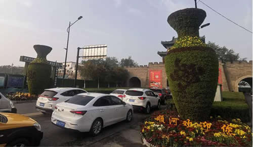 河南开封城市立体花坛--花瓶